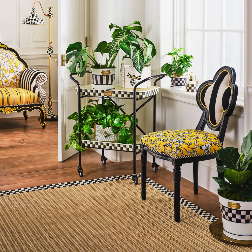 Check Jute Rug