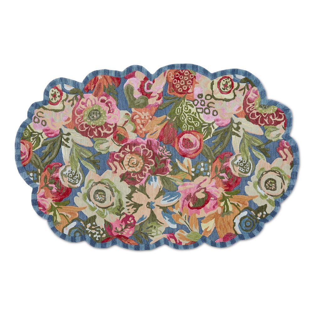 Sea Garden Floral Rug