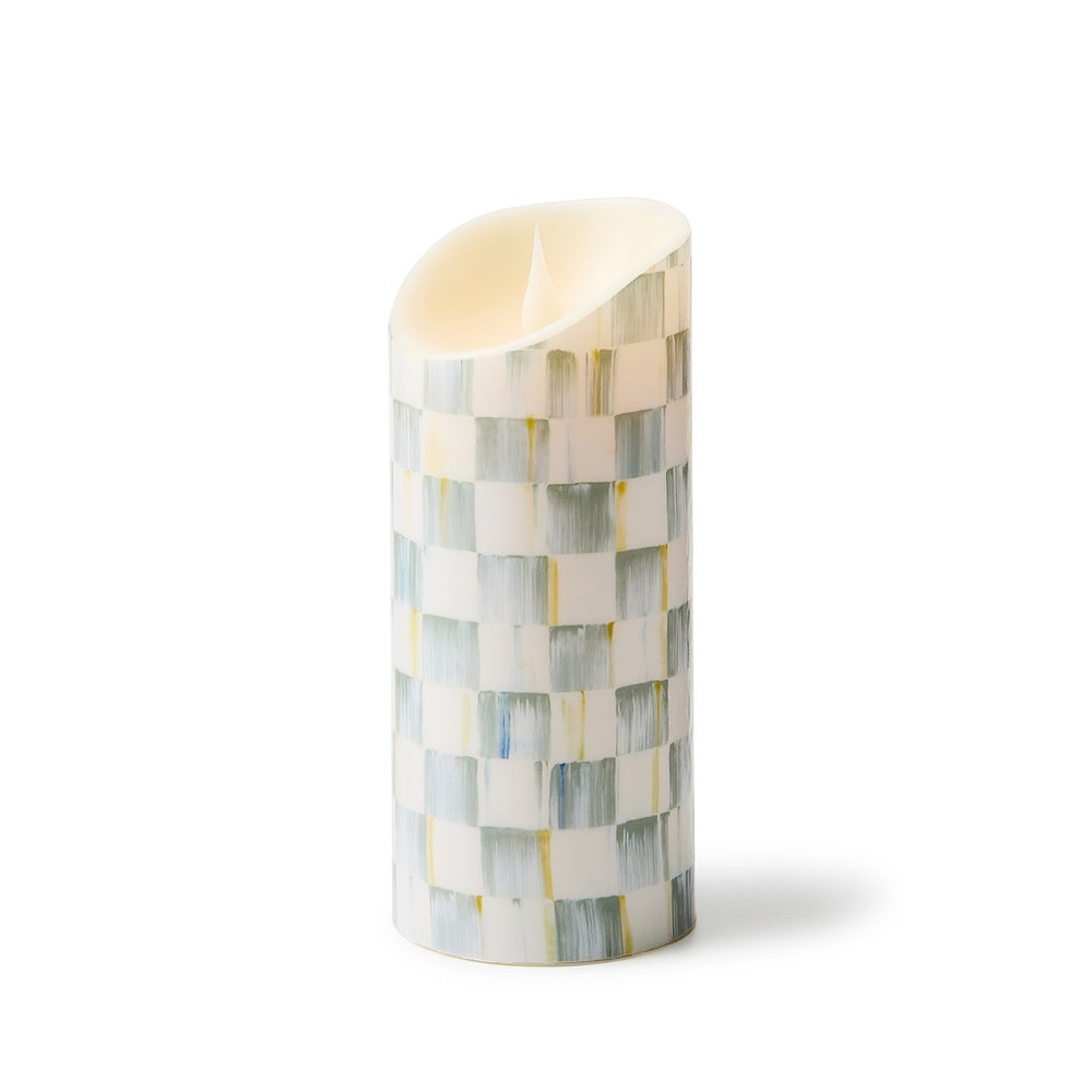Check Pillar Flicker Candle