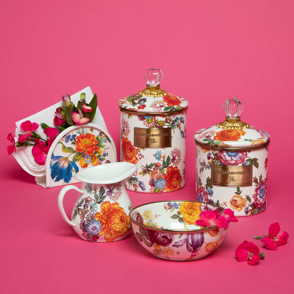 White Flower Market Creamer