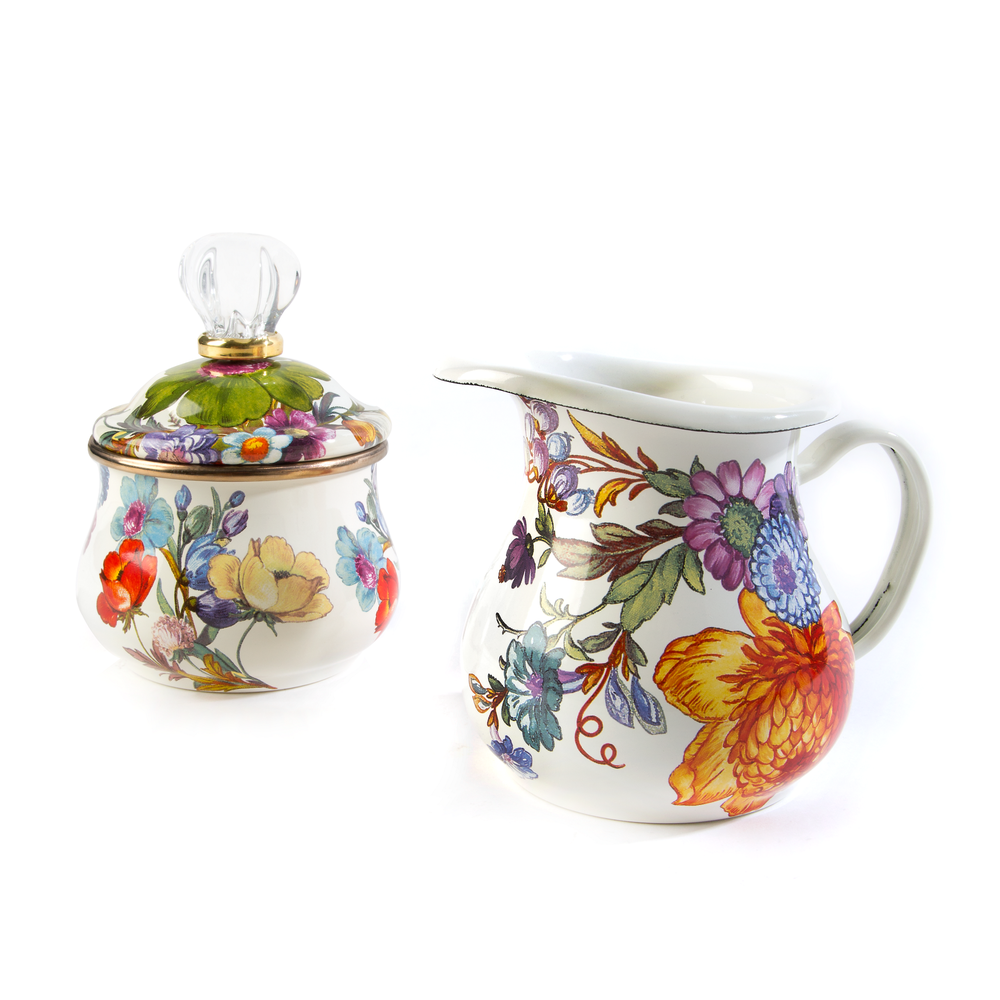 White Flower Market Creamer