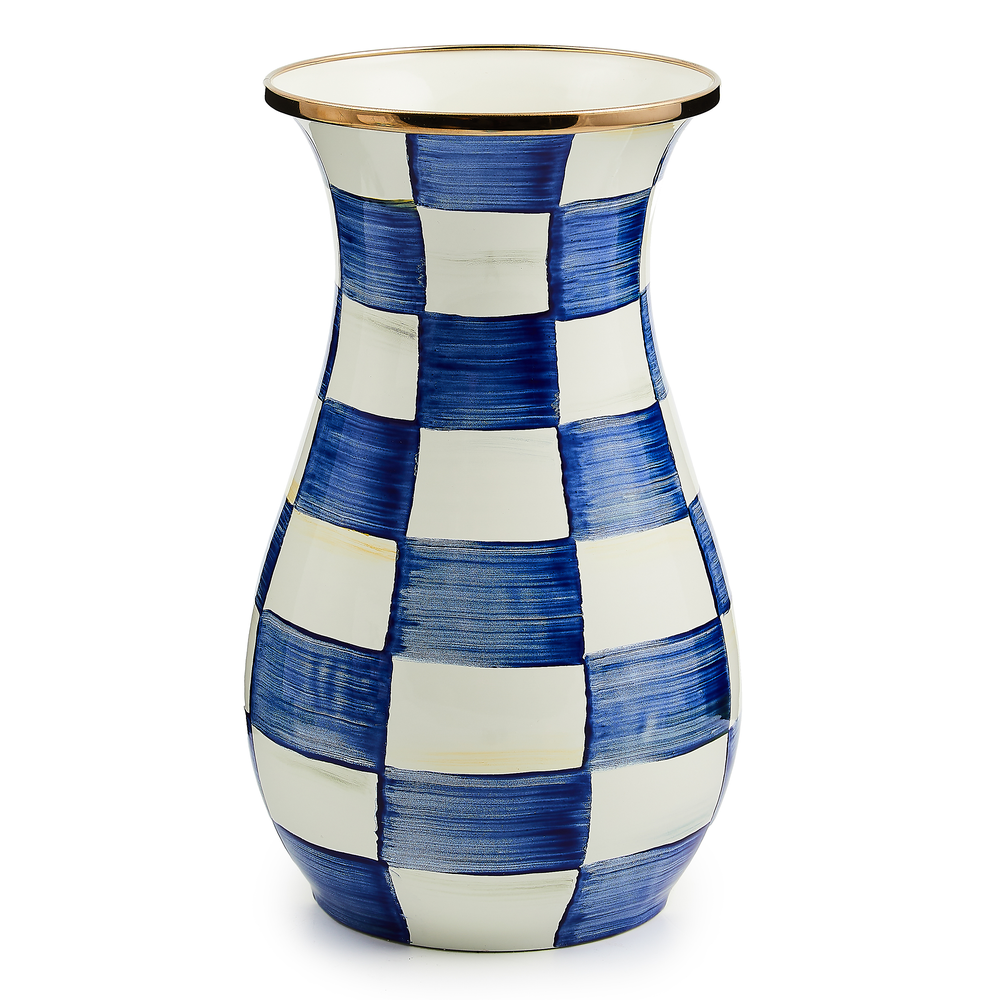 Enamel Tall Vase